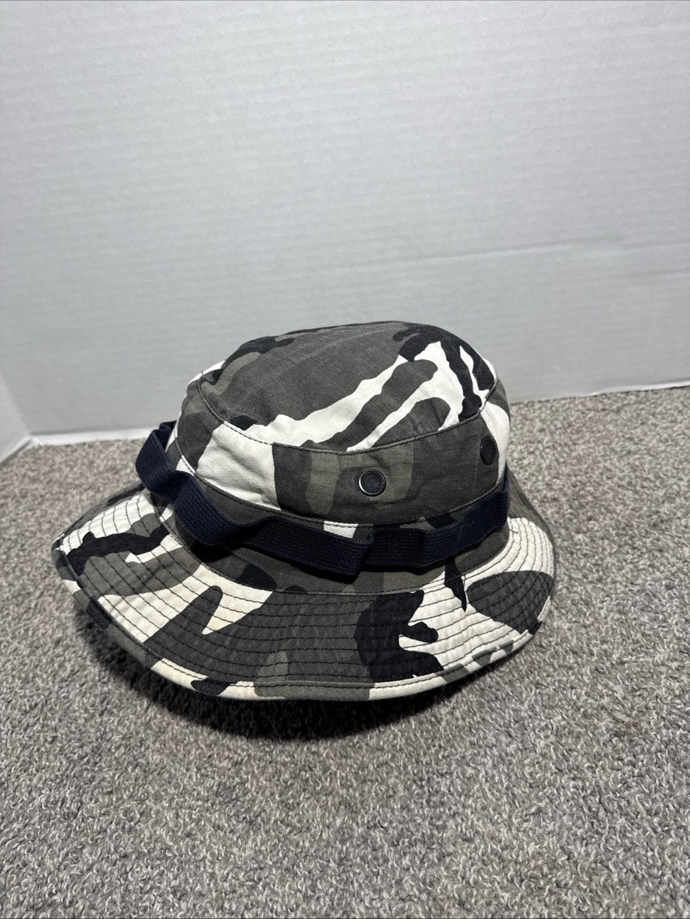 Men's Military Urban Camo Bucket Hat - Gray/Black